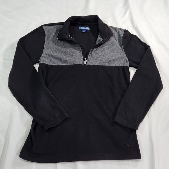 Tommy Bahama Gray Fleece Quarter Zip Pullover Sweater Mens Two Tone
Lot F - Picture 1 of 7